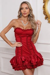 Birtin Strapless Ruffle Skirt | Dress In Beauty